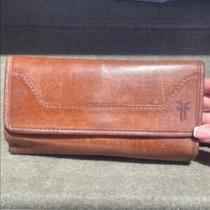 Frye Brown Leather Wallet